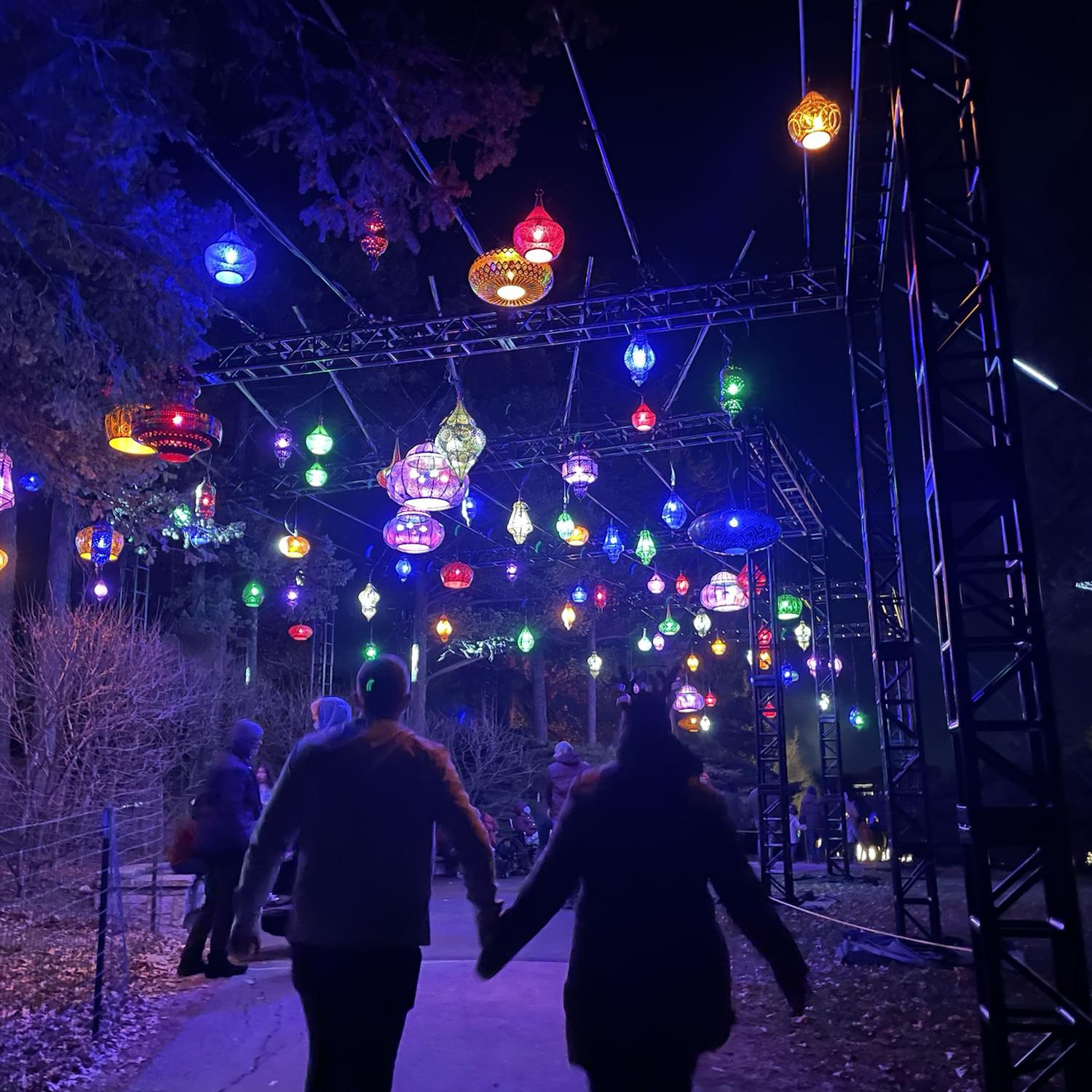 Candid photo at Morton Arboretum, courtesy of ETC.