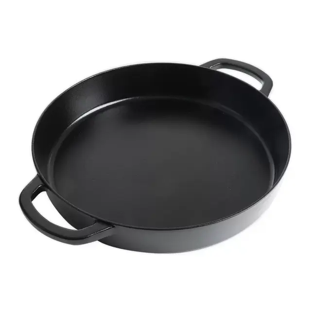 Our Table™ 14-Inch Preseasoned Cast Iron Everyday Pan in Black