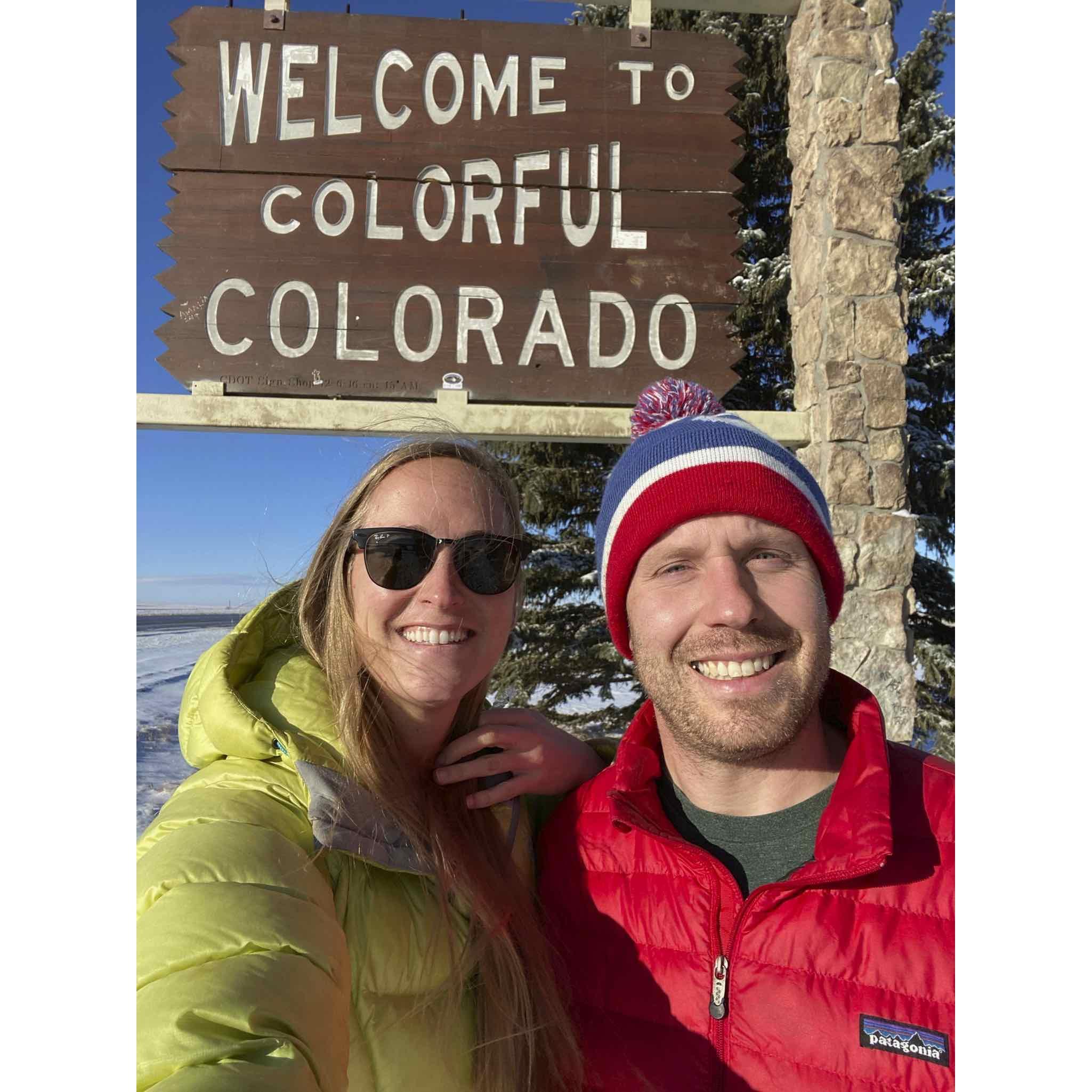 Moving back to Colorado after living in North Carolina for four months- Kansas/Colorado border