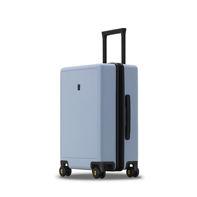LEVEL8 Luggage Hardside Suitcase with Spinner Wheels, TSA Lock, Carry-on 20-Inch, Light Blue