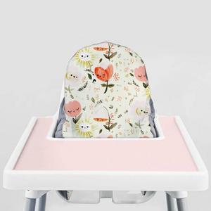 Happy Flowers // IKEA Antilop Highchair Cover // High Chair Cover for the PYTTIG Cushion & Pillow Slipcover