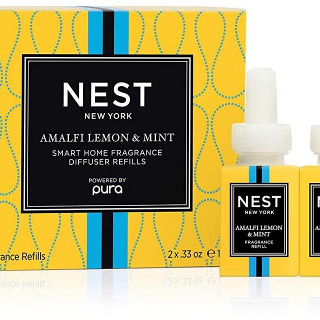 NEST Fragrances Amalfi Lemon & Mint Smart Home Fragrance Diffuser Refill (Set of 2)