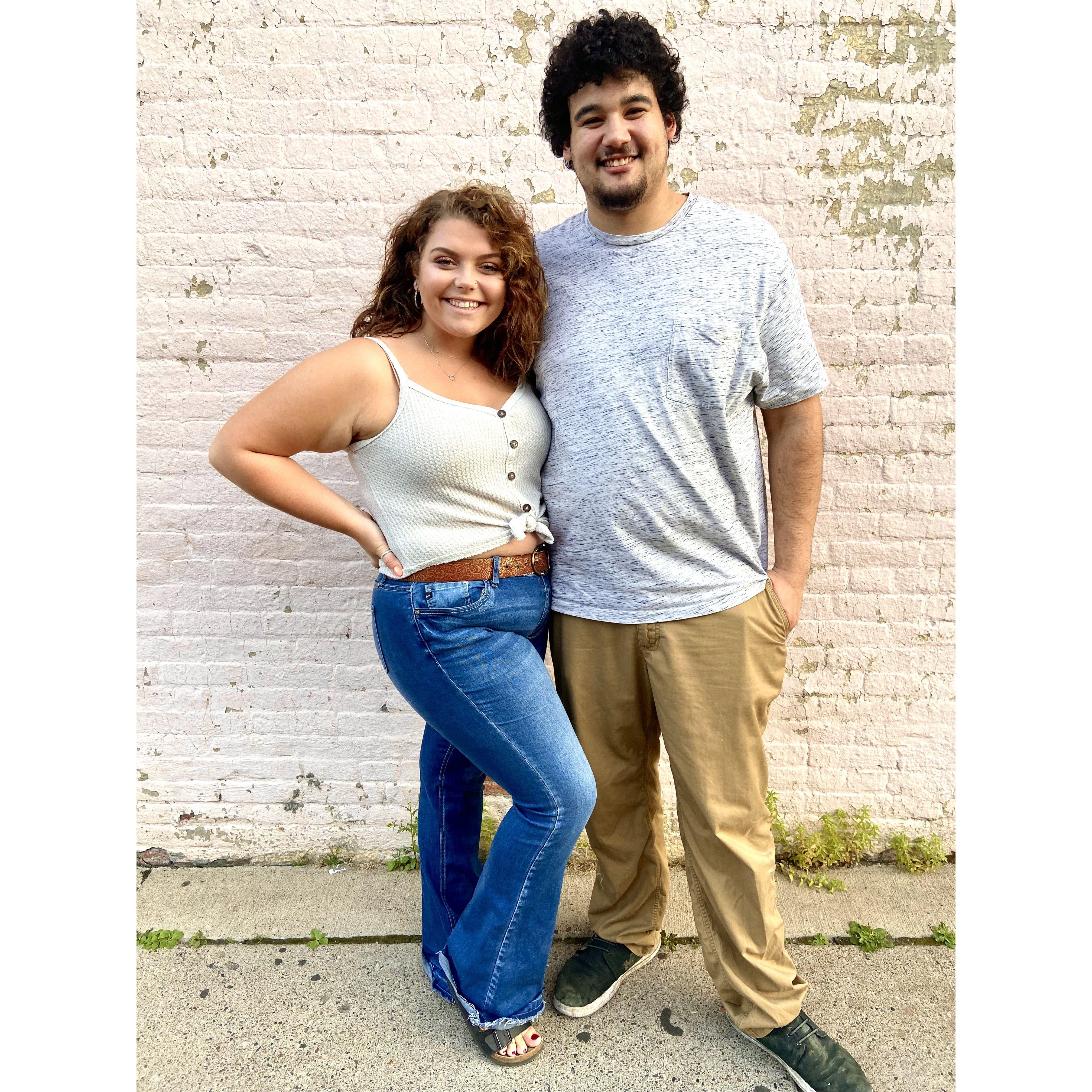 One of our first pictures with one another!