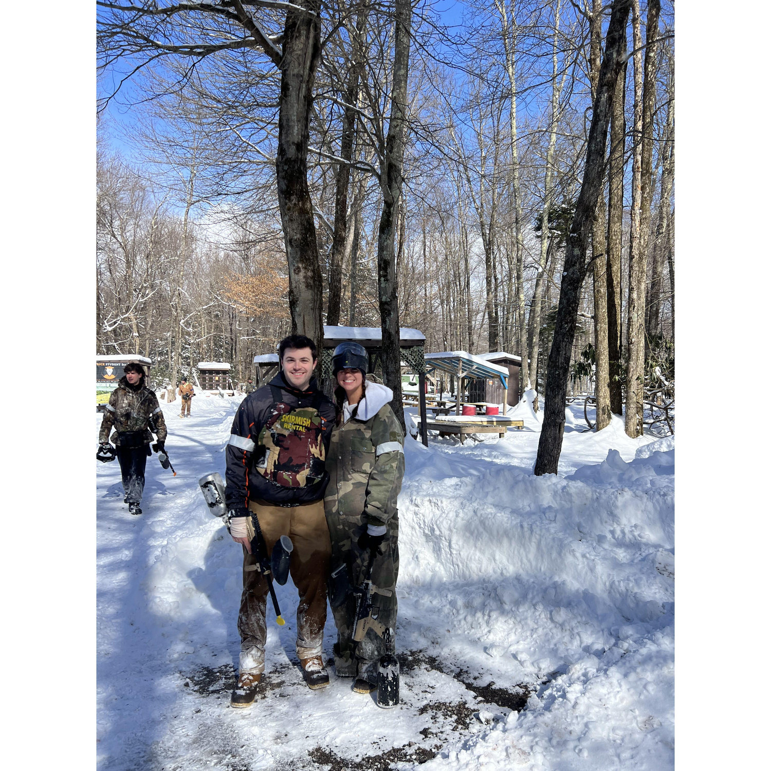 Paintballing in Poconos
