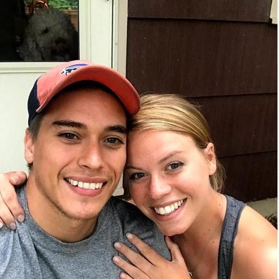 Our first picture in our first home together!