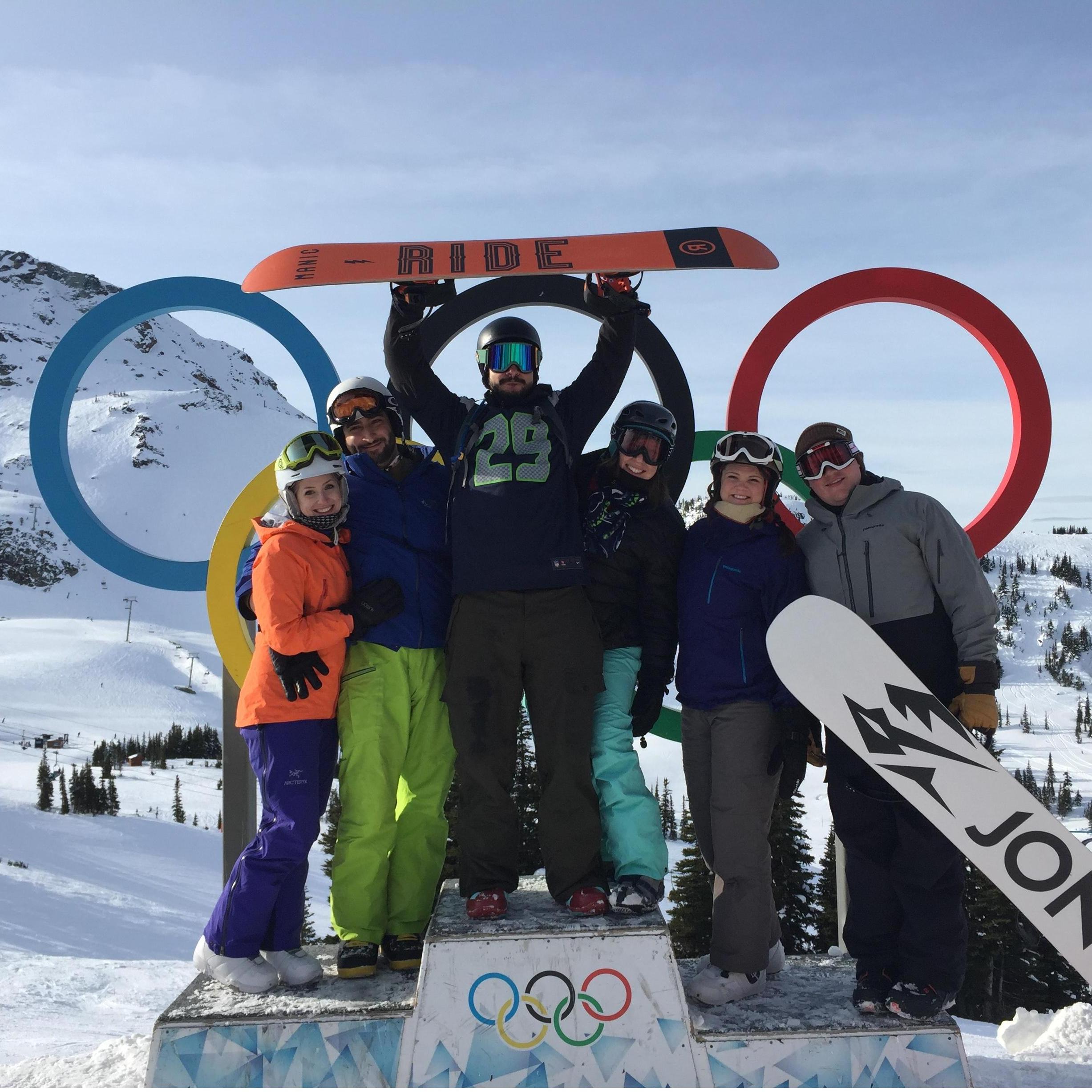 Amber's first snowboarding trip to Whistler!