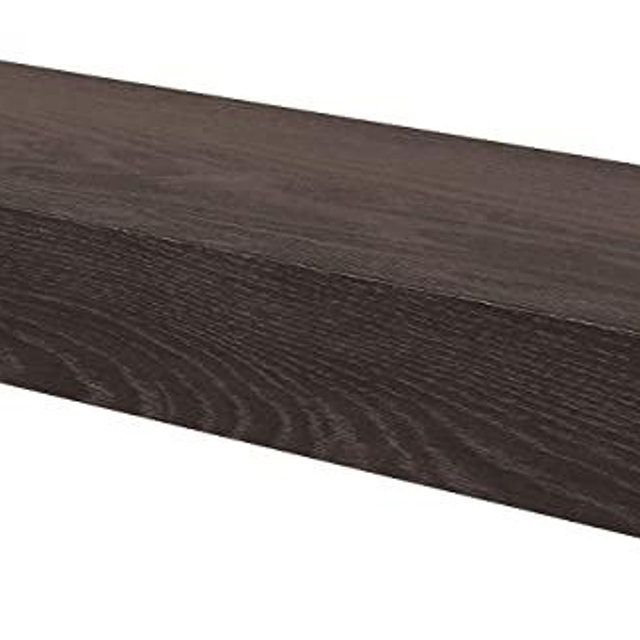 HIGH & MIGHTY 515609 Tool Free Floating Shelf, 20 Lb Limit, 24", Espresso