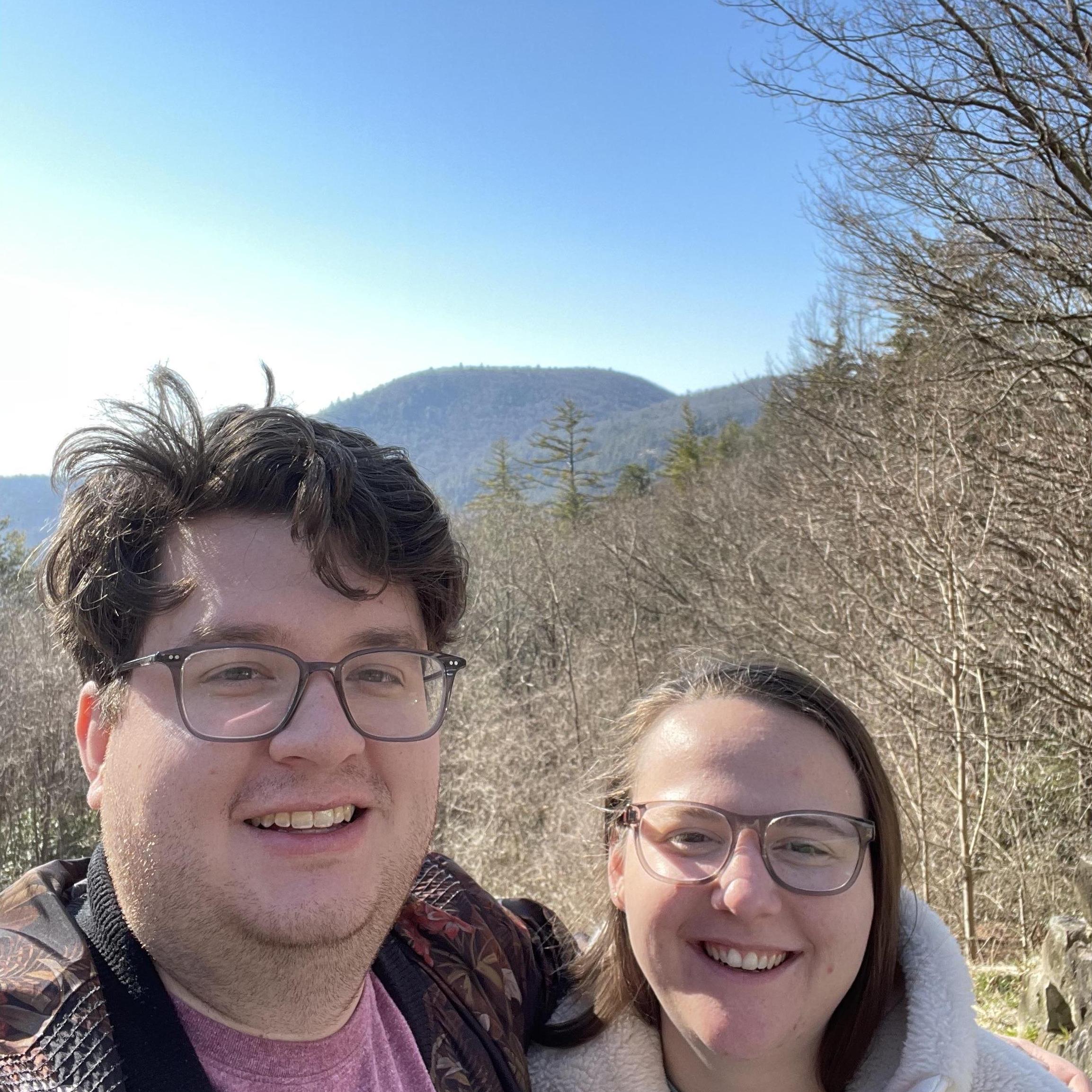 Enjoying the Blue Ridge Mountains