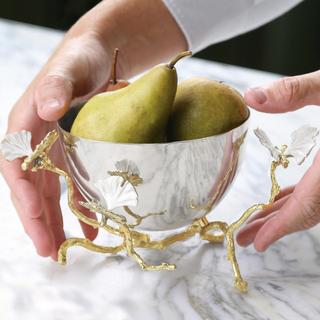 Butterfly Ginkgo Gold Small Bowl