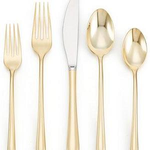 Samantha Gold Mirror 5-Pc. Place Setting