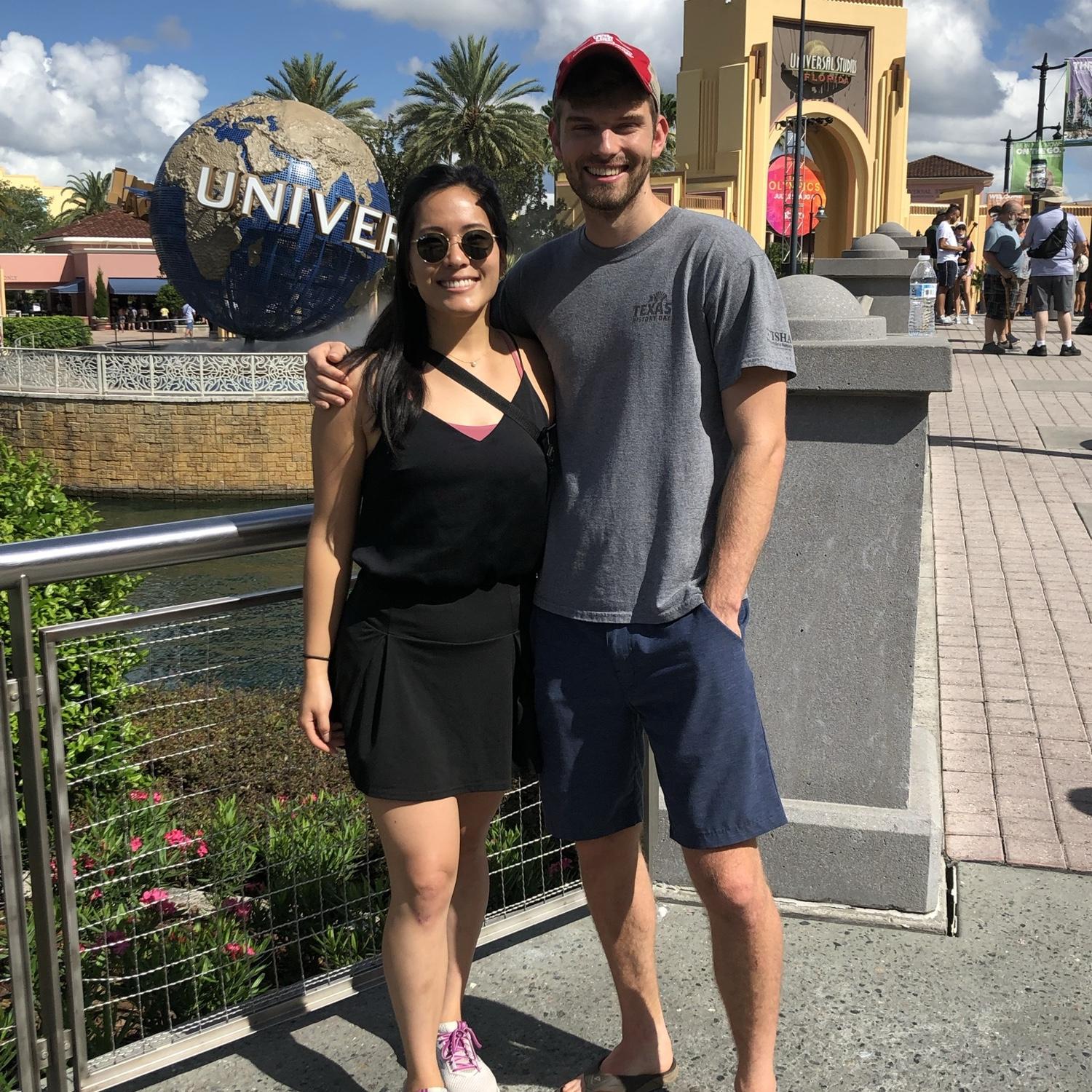 Universal, visiting the Seiters in Orlando