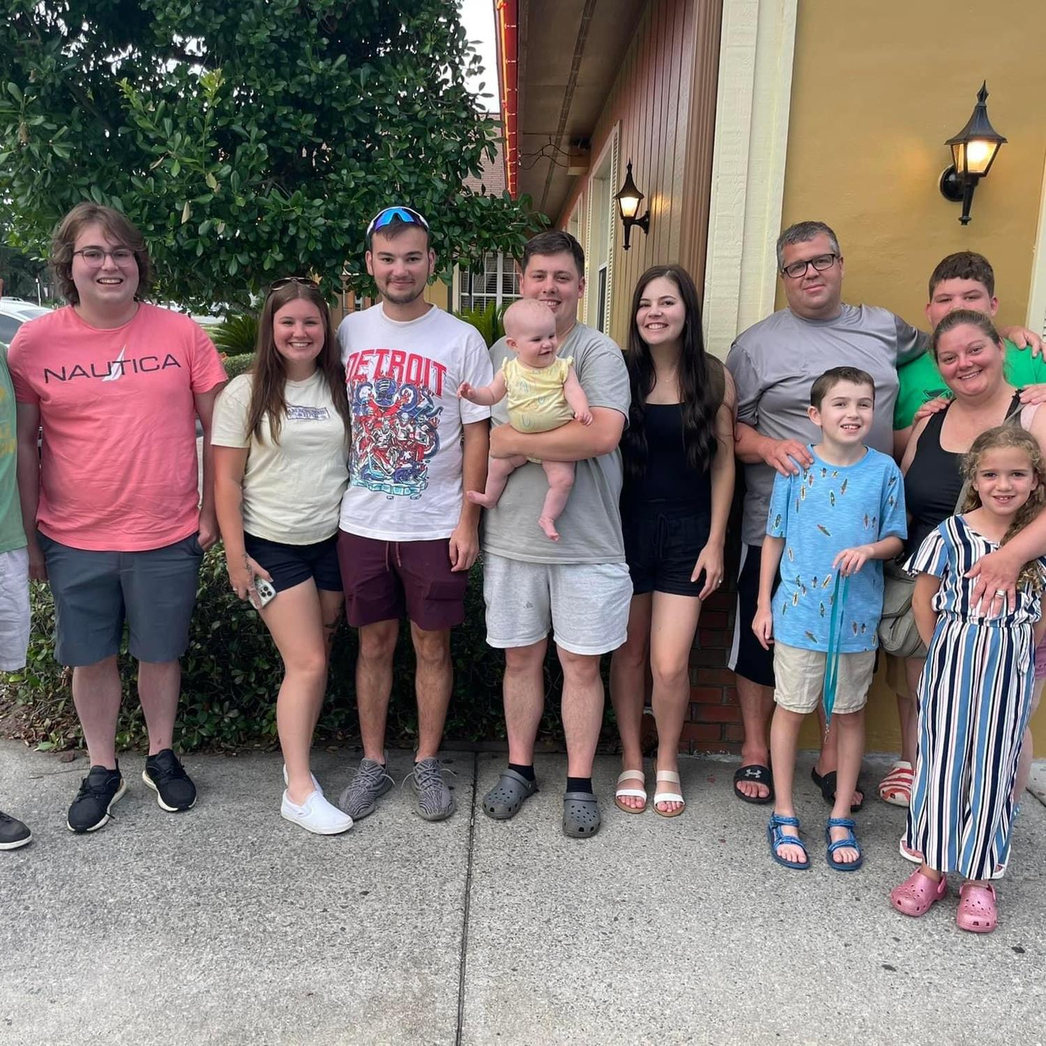 Georgia with Anthony’s family