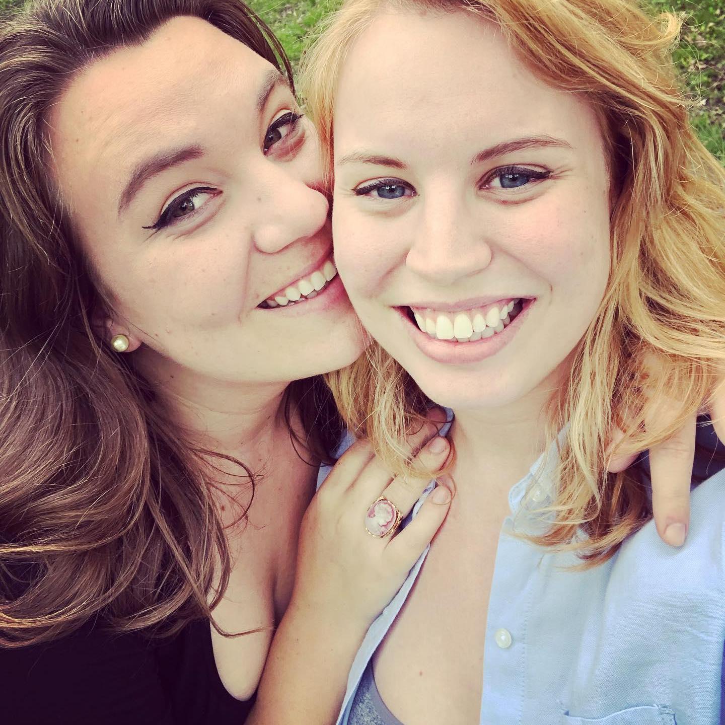Reunited after our first date!