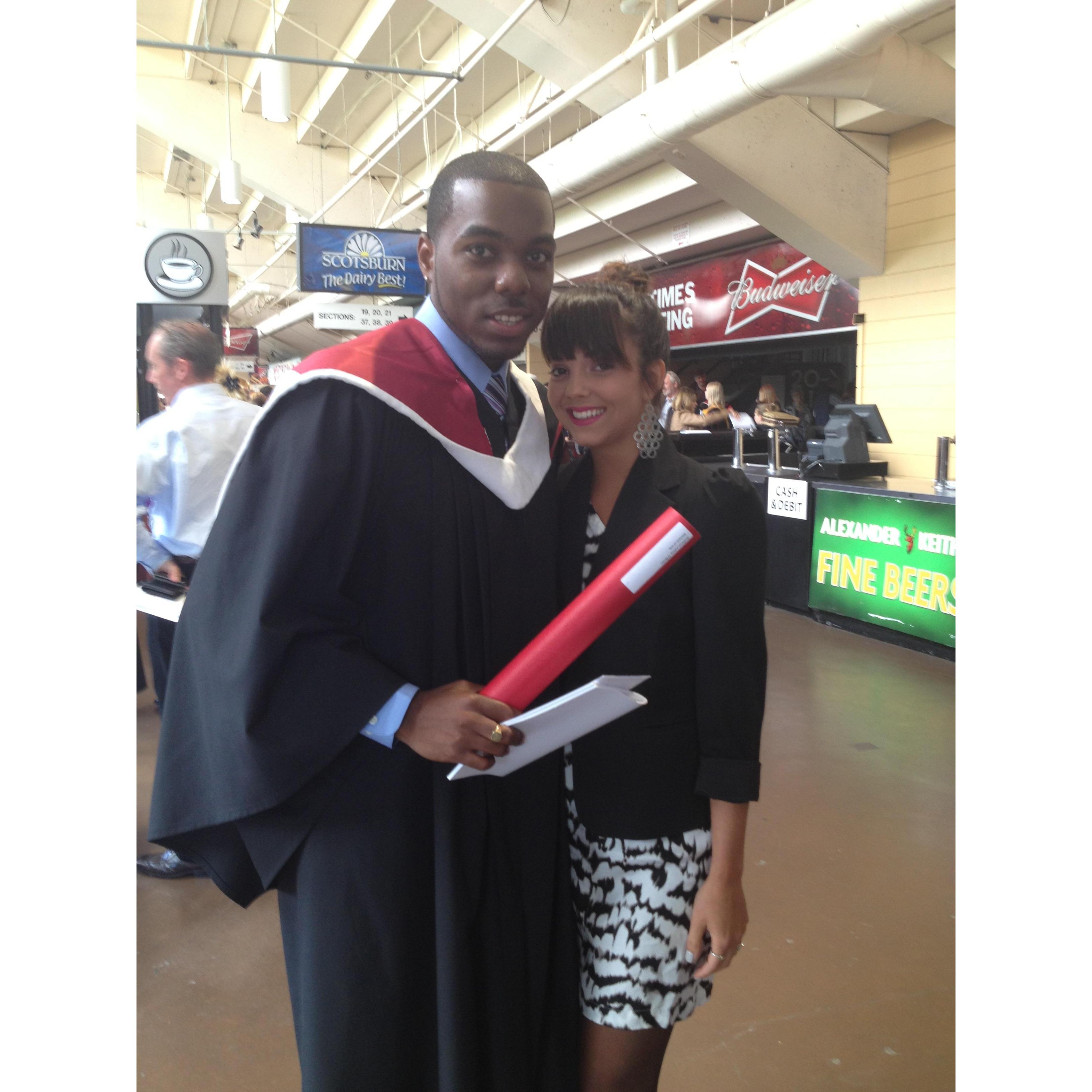 Anthrun's graduation from Saint Mary's University