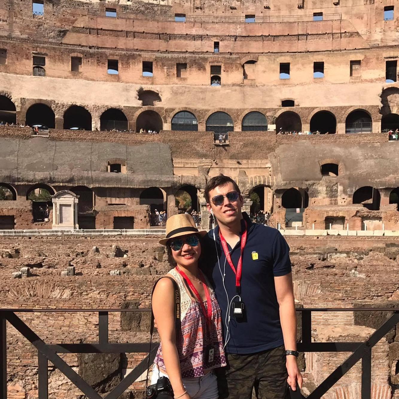 History lesson at the Colosseum