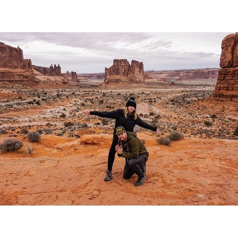 Arches NP in Moab with Alec's family!