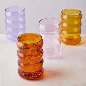 Sophie Lou Jacobsen Ripple Cup, 4 Colors, Mixed Set