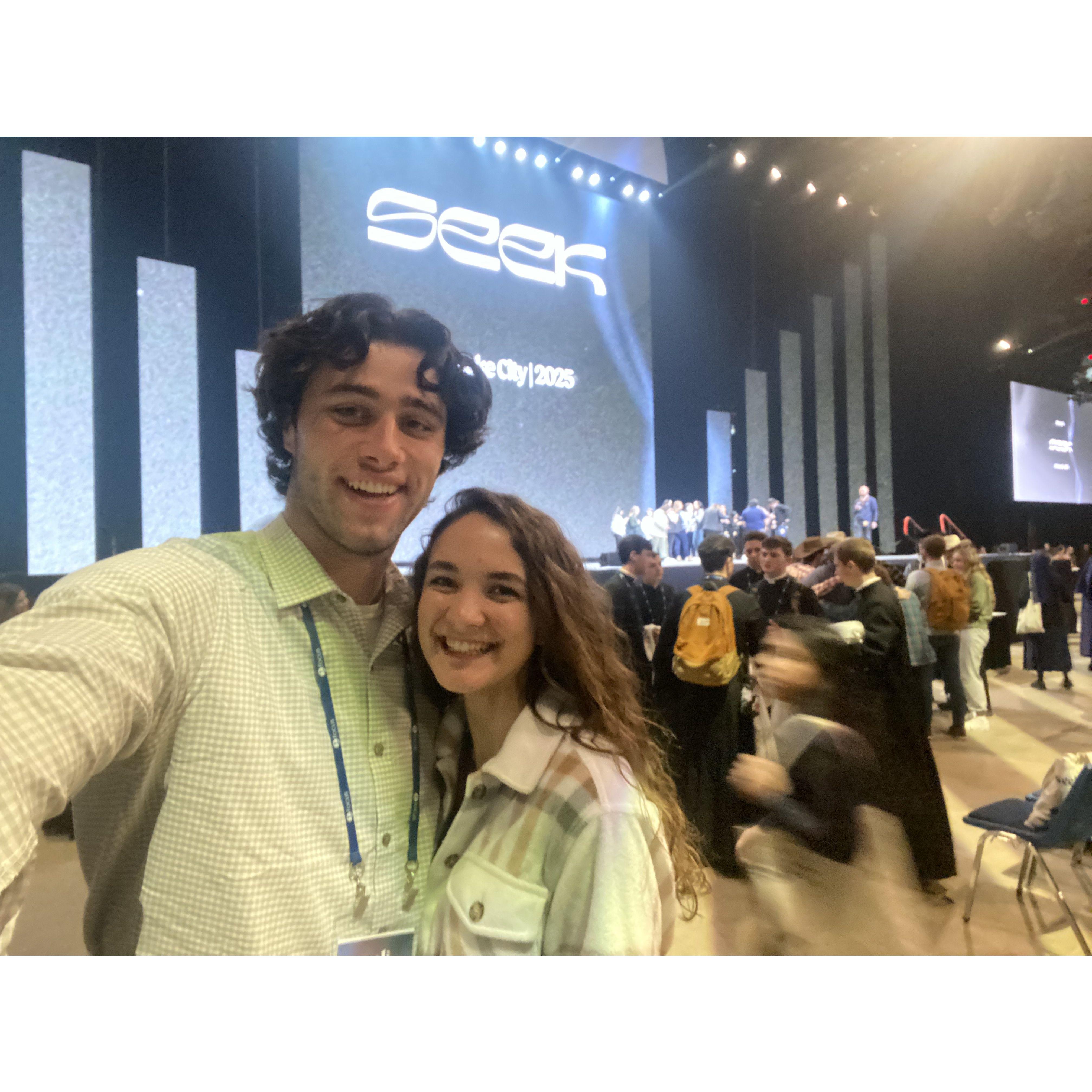 Greg and Lexie attend SEEK 2024