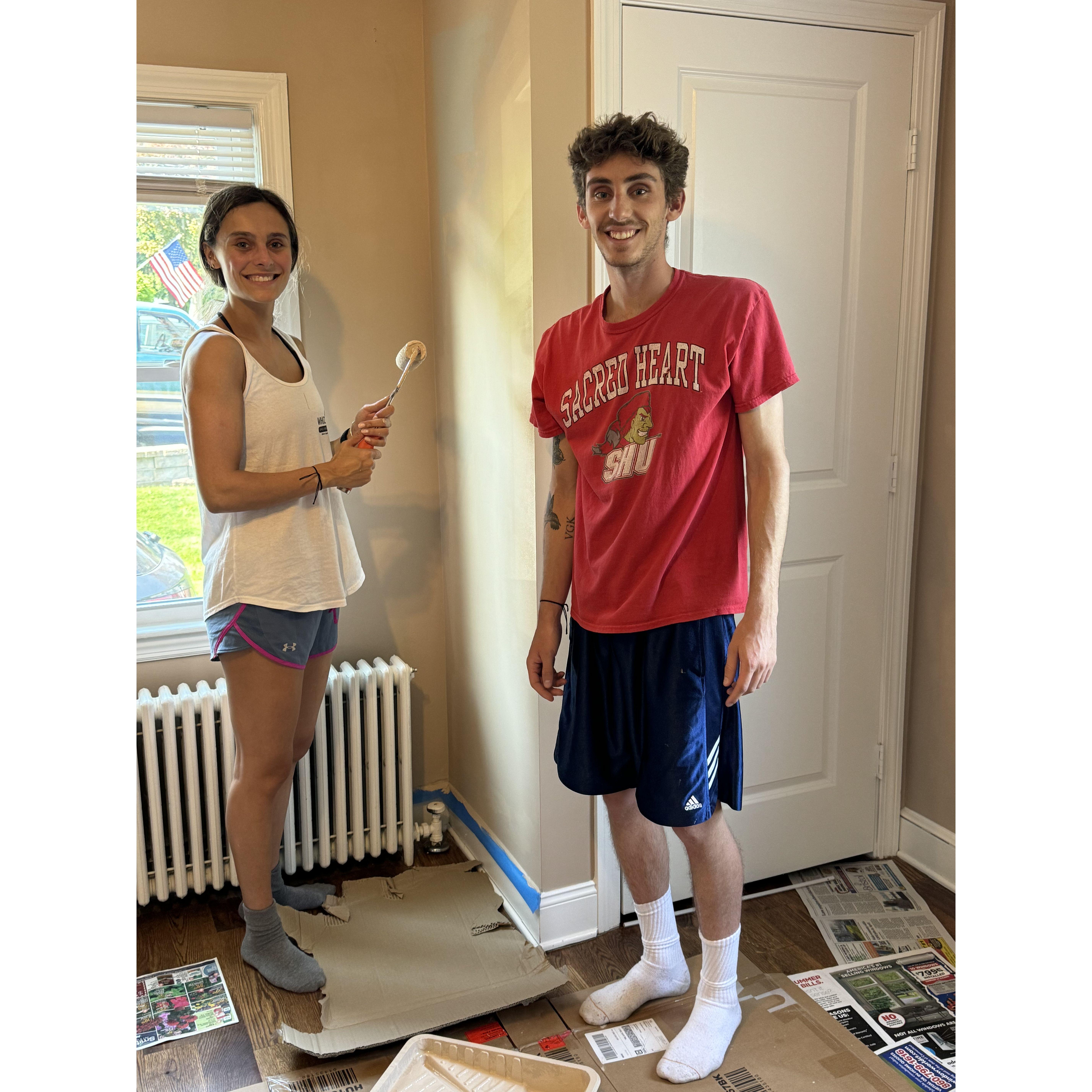 Painting and making our house our home