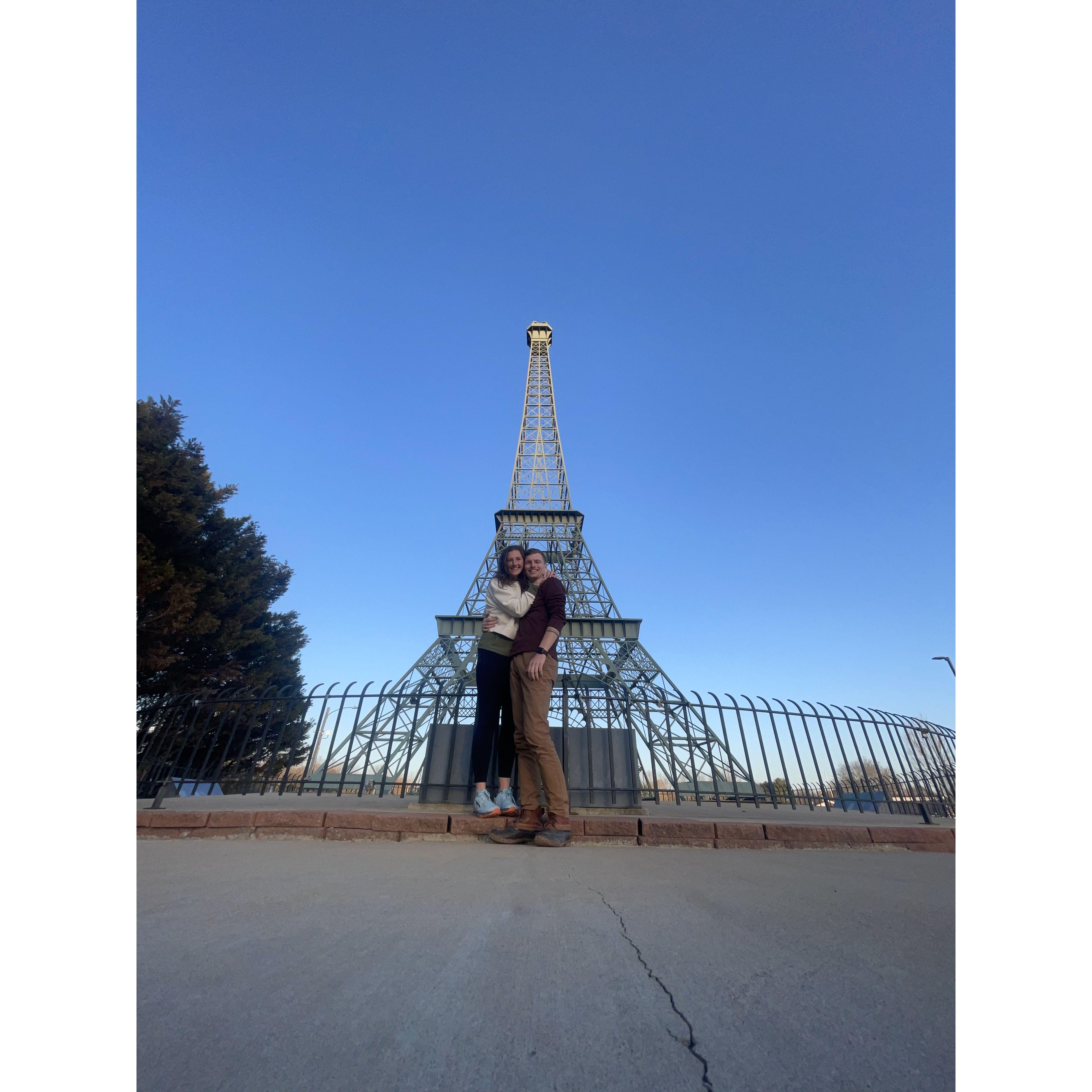 I told Zac I'd take him to Paris next time he visited... Paris, TN that is!