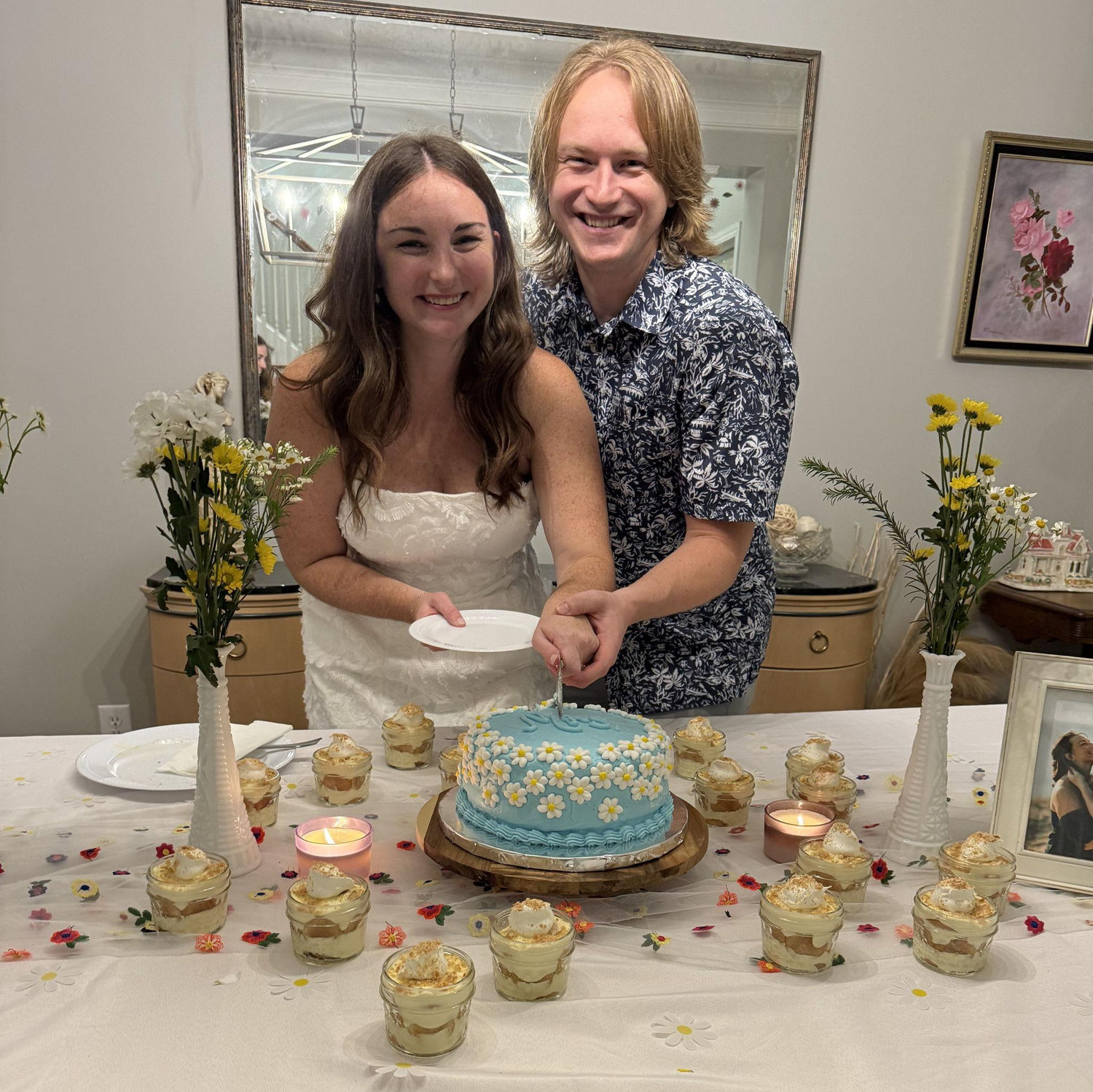 bridal shower! best cake from Mrs. Queen!