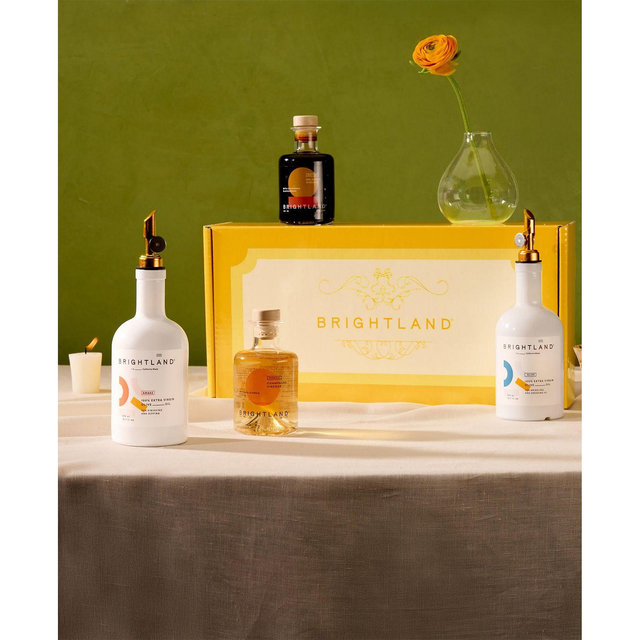 Brightland The Essential Olive Oil & Champagne Vinegar Gift Set