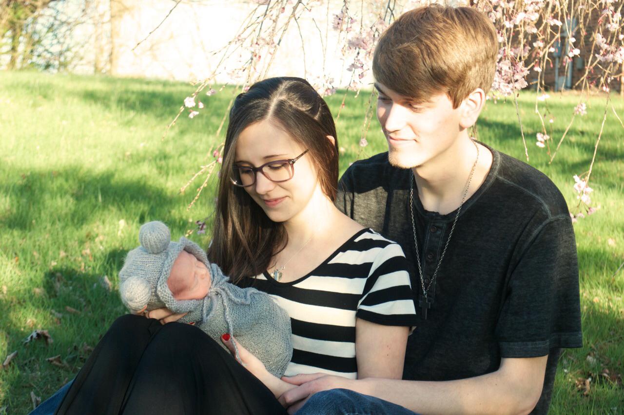 Newborn pictures with our sweet Jackson.