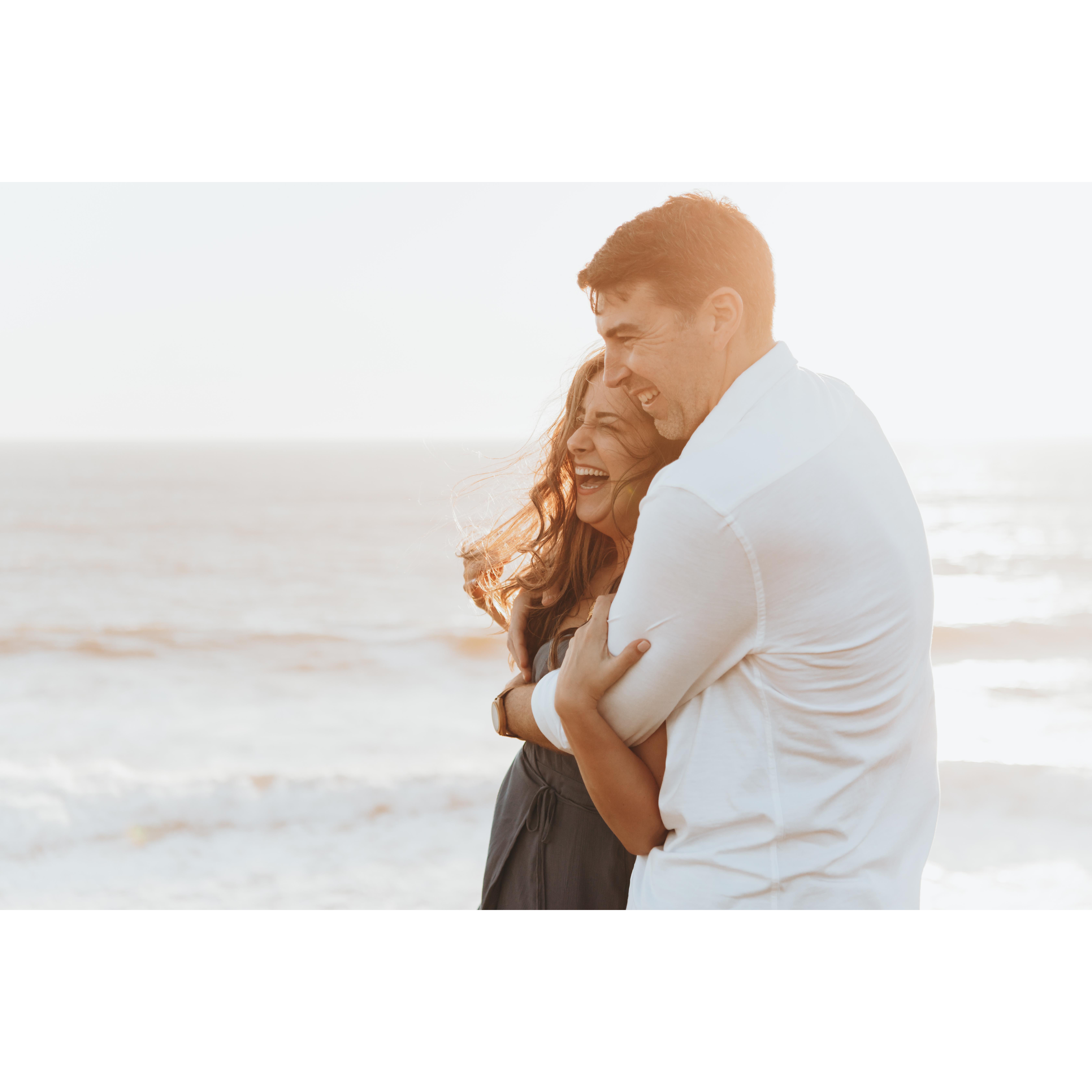 Some of our engagement photos, 2021