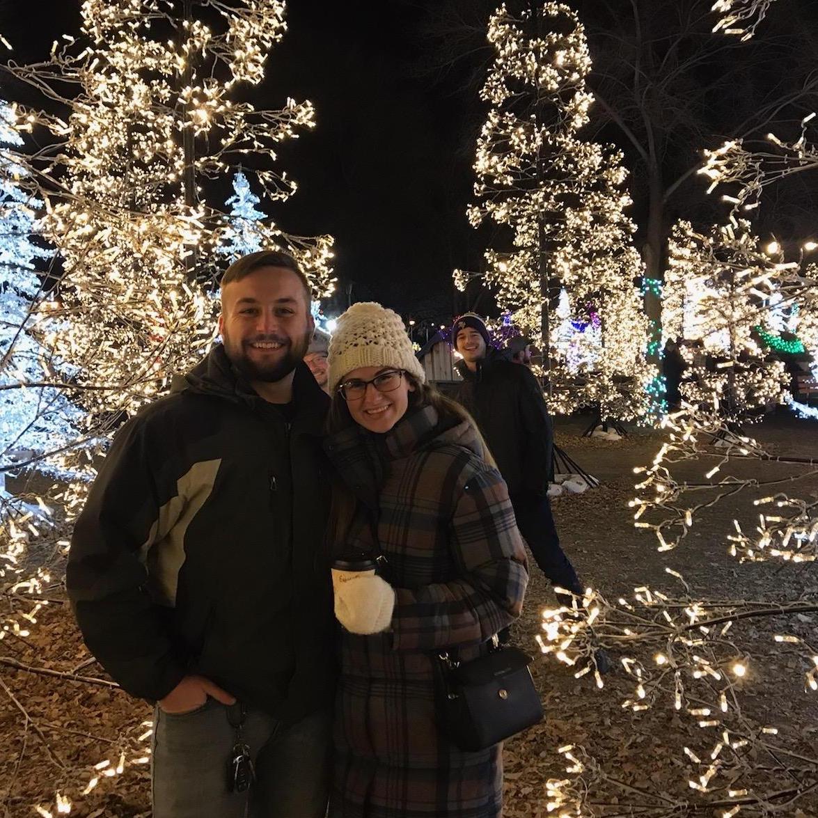 Festive Christmas lights in the cities