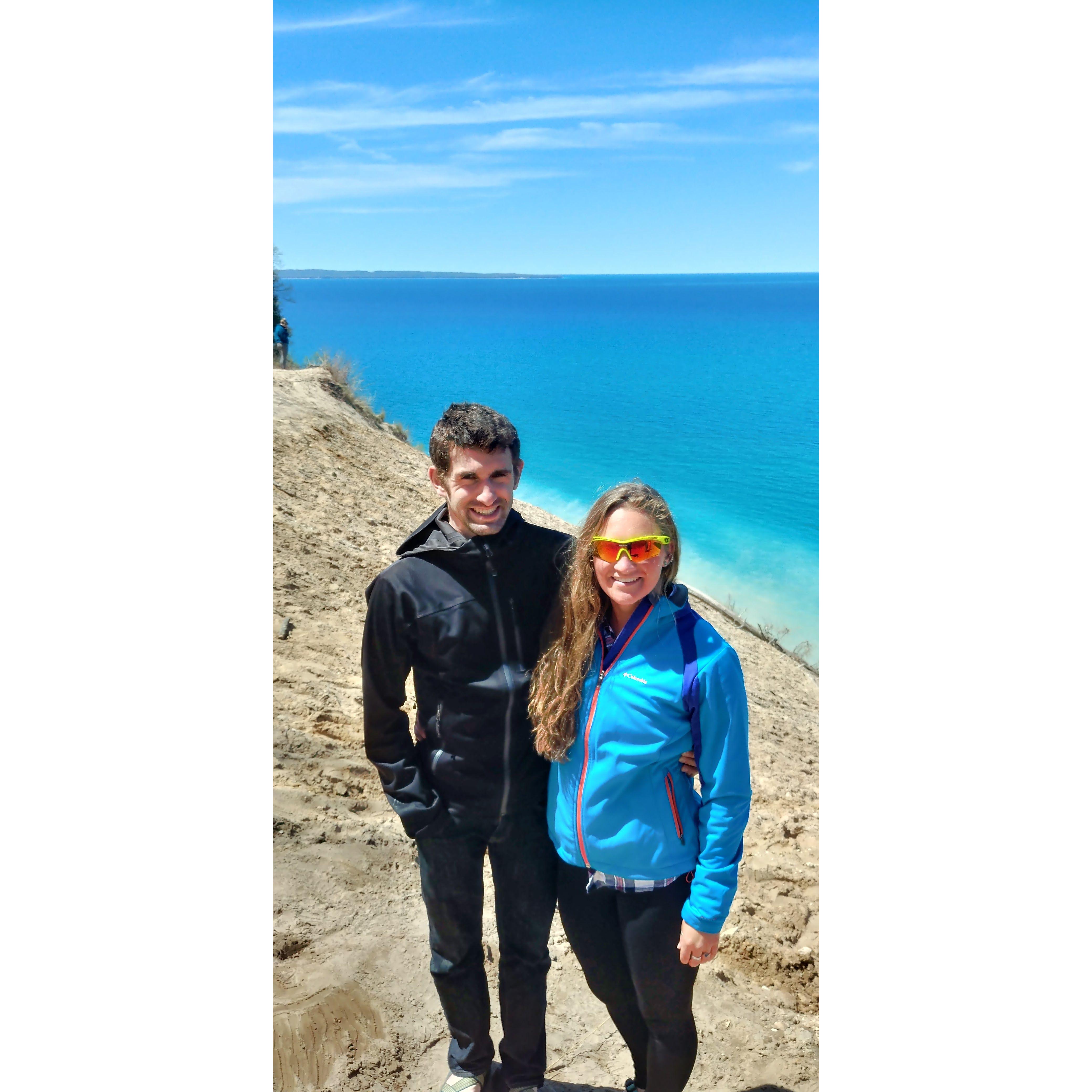 Pyramid Point on Lake Michigan