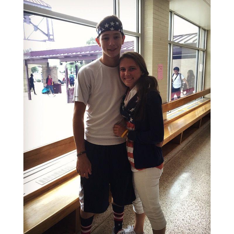 The first ever picture of Daphne and Phil together. October, 2015