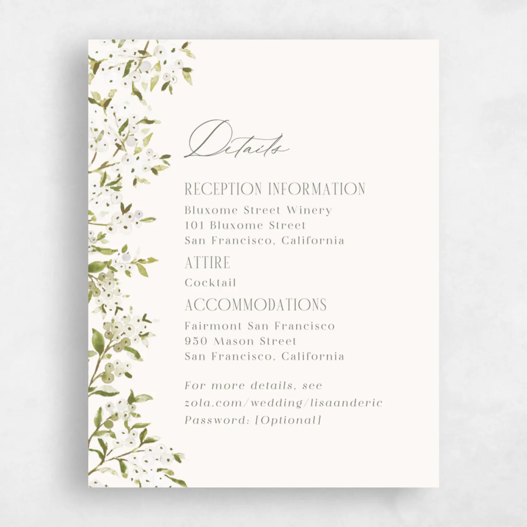 Enclosure Card - Allegra preview