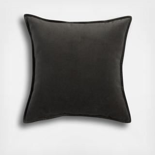 Organic Cotton Velvet Throw Pillow Cover