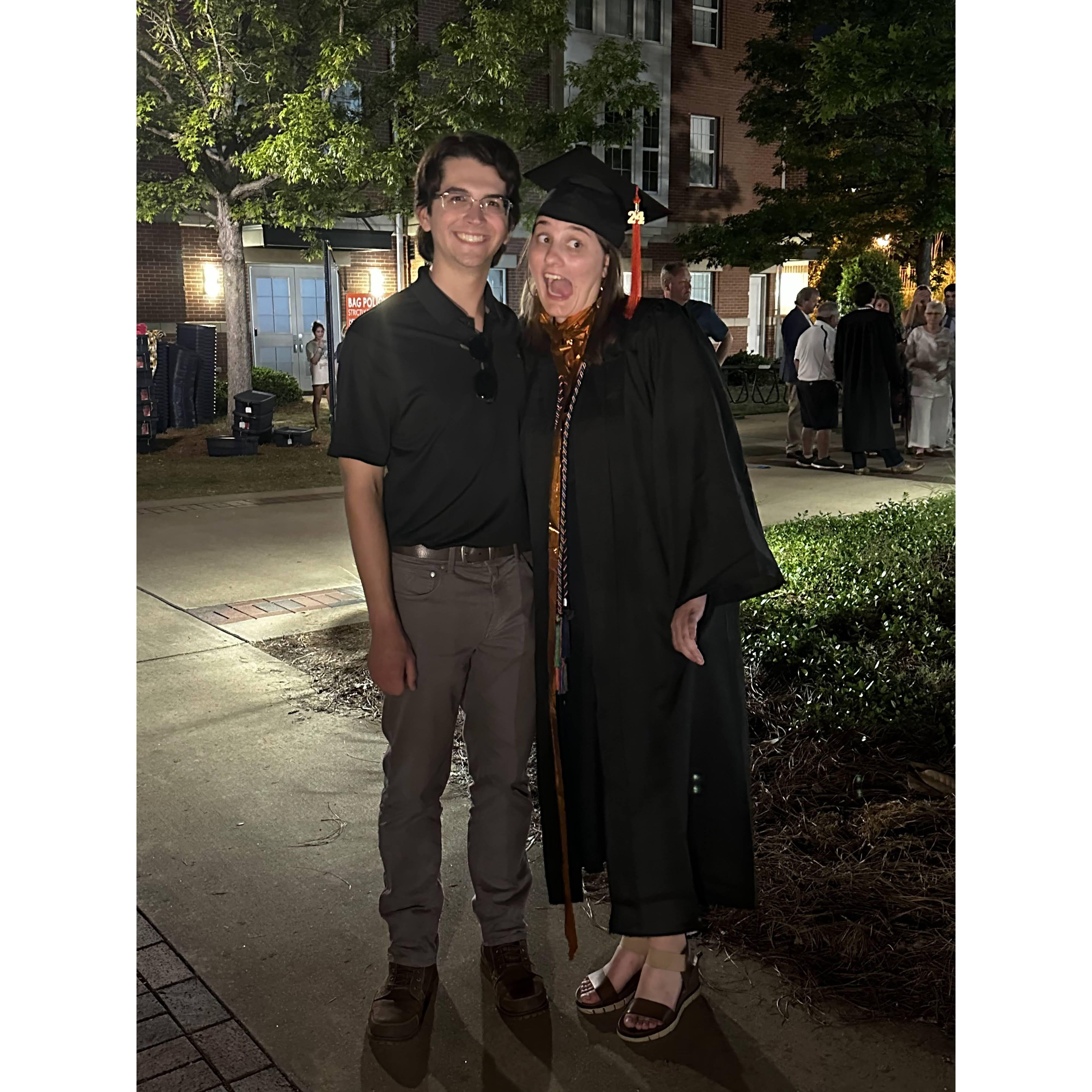 Emma graduated! Finally!