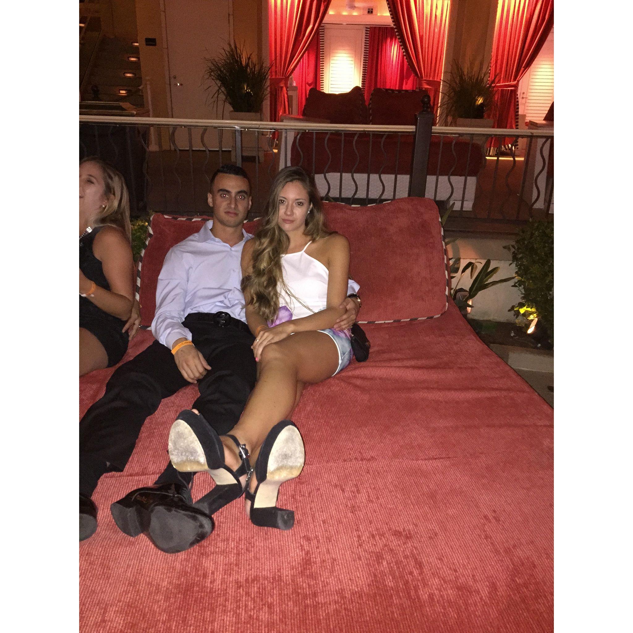 Our first picture together - Vegas, 2015