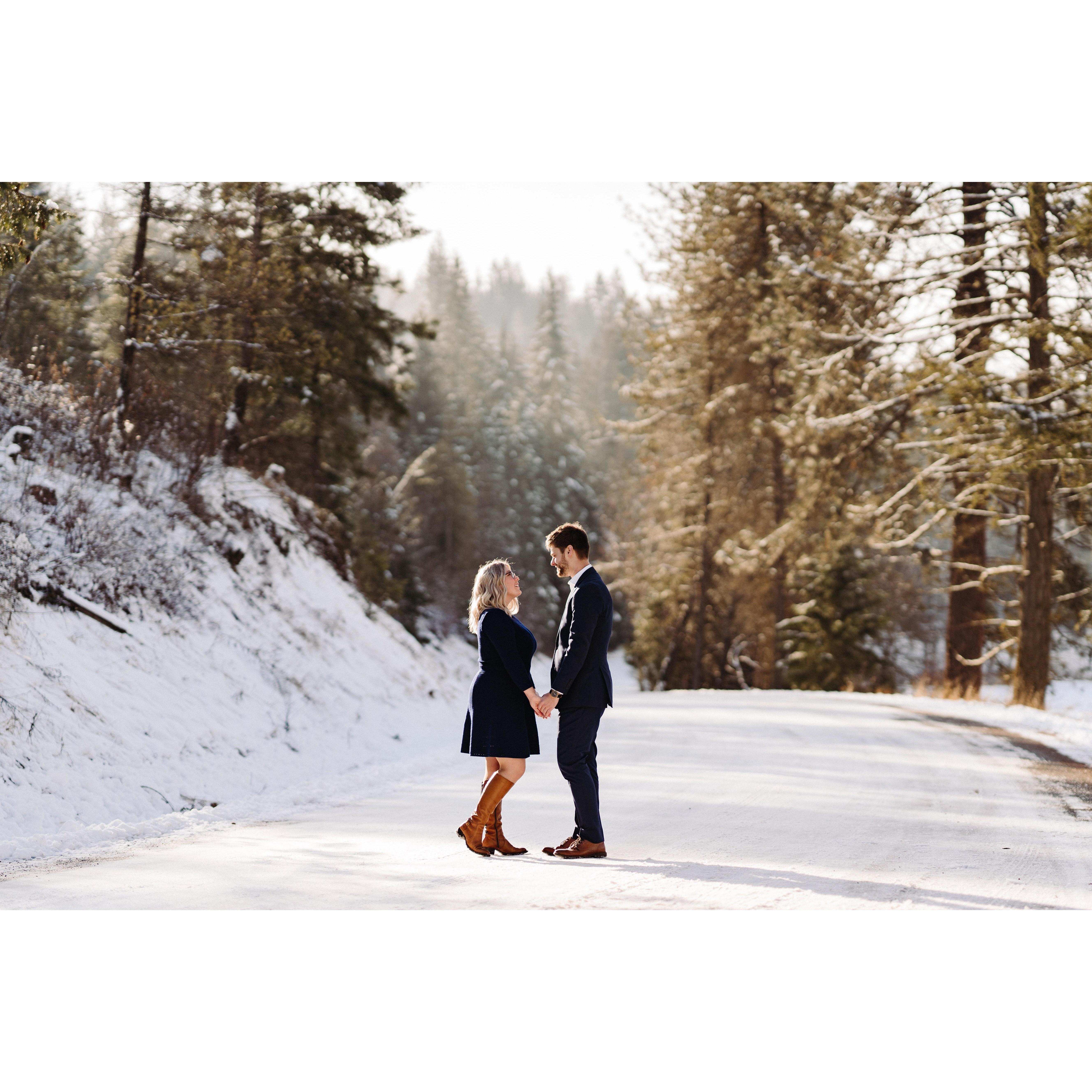 Engagement photos with Britt from Caleb+Britt Photography! We just love them and what they capture!