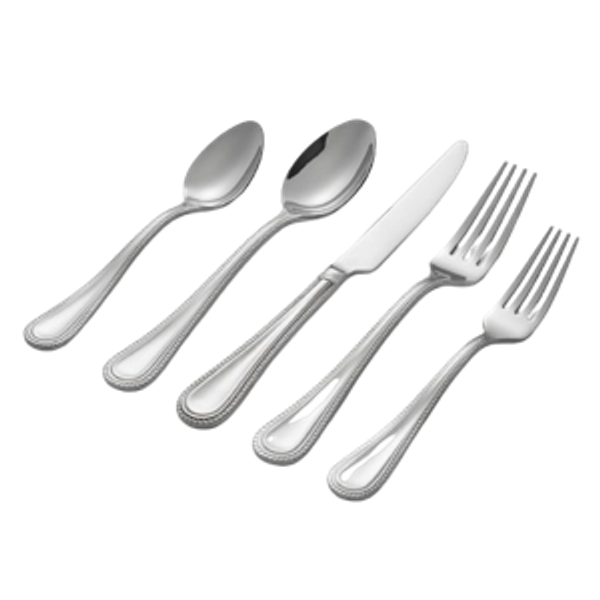 Adele Beaded Flatware Sets- 42 Piece