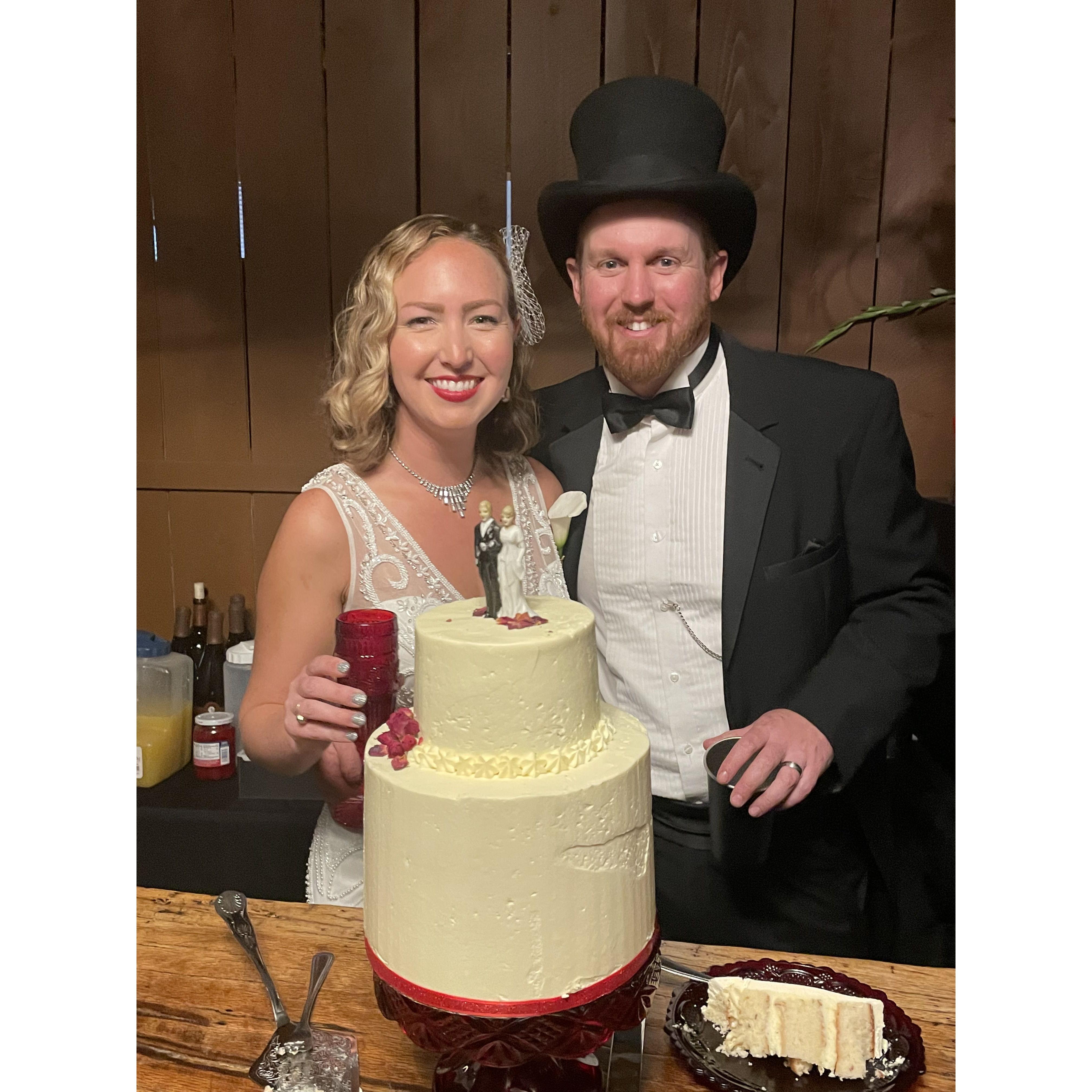 Our second wedding cake, made with love by Marianne.