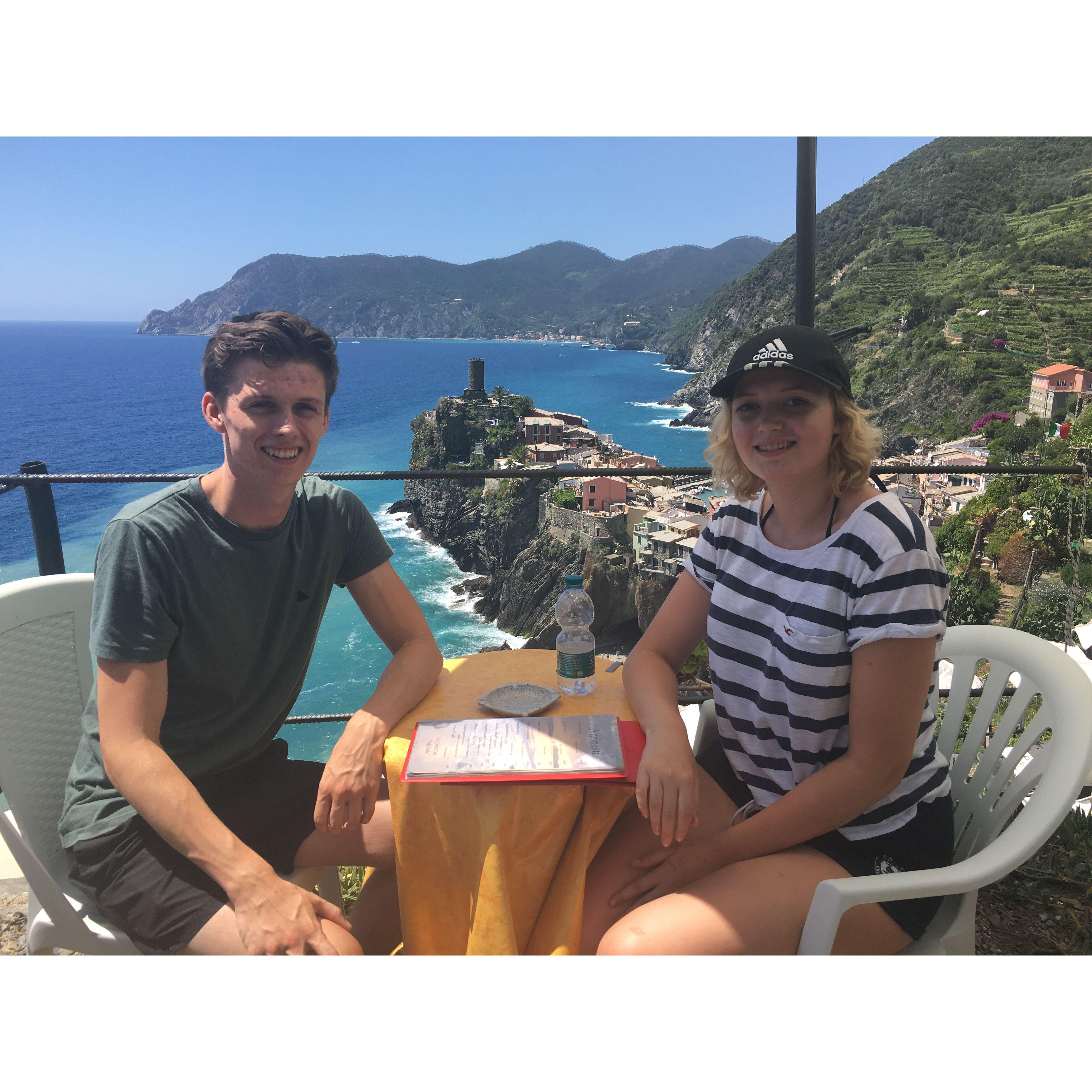 Cinque Terre - was a trek up here but worth the view