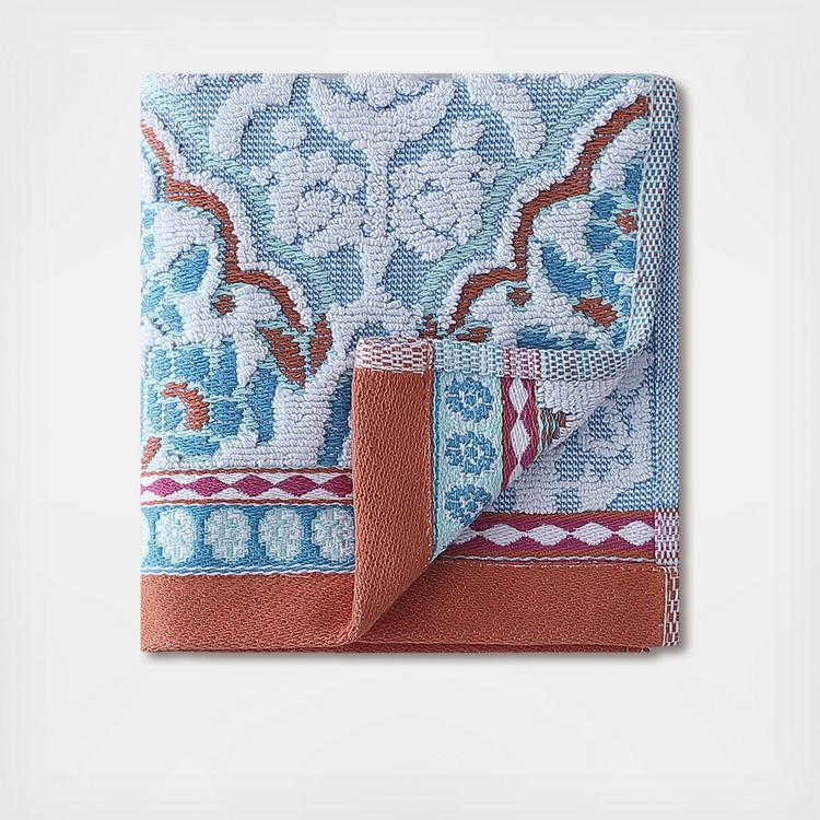 John Robshaw Pasak Wash Cloth - Dusty Blue