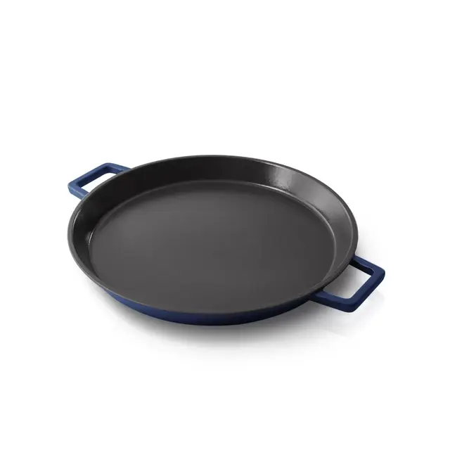 Zakarian Nonstick Cast Iron 13-Inch All-Purpose Pan in Blue