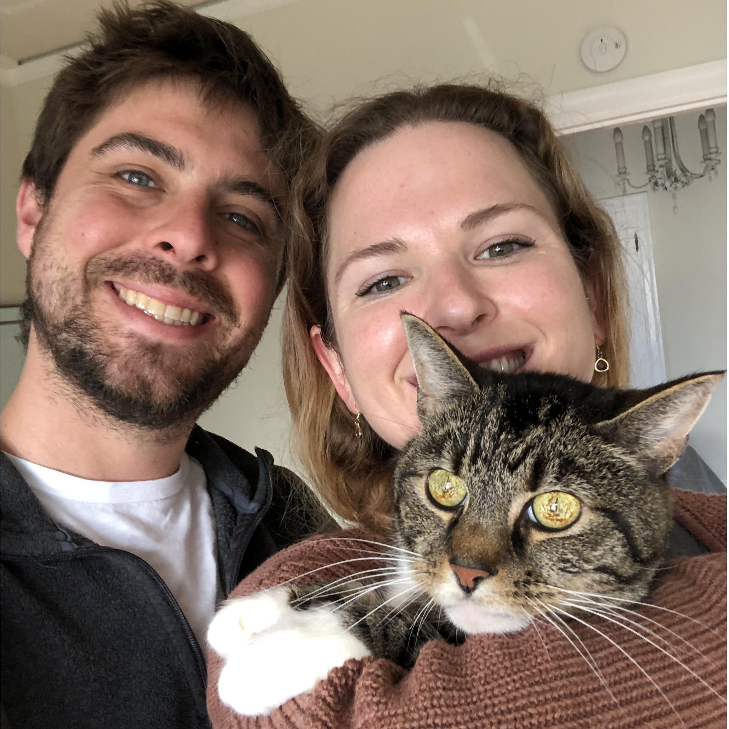 October 2018: We adopted our cat, Jack!
