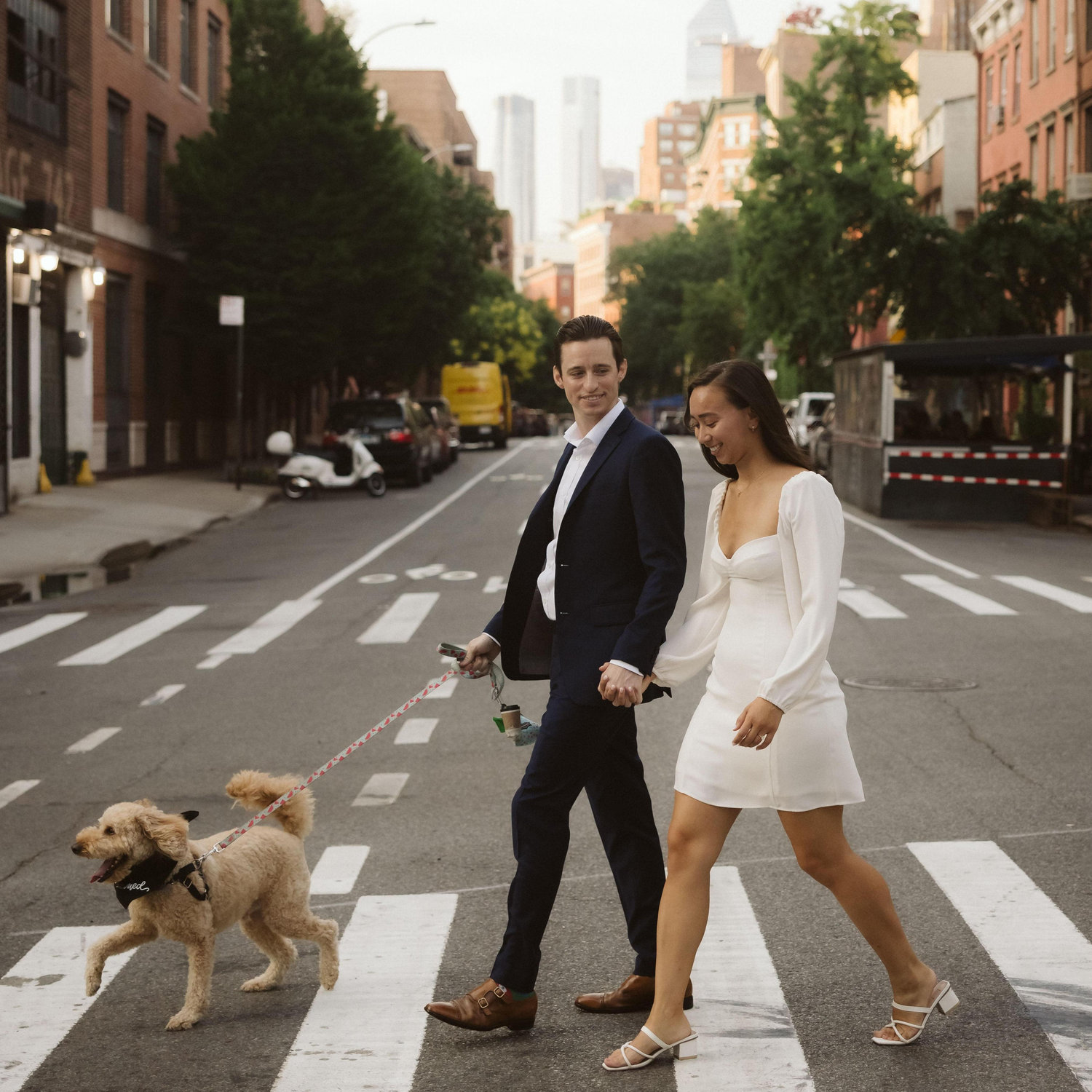 Engagement photo session in the West Village
