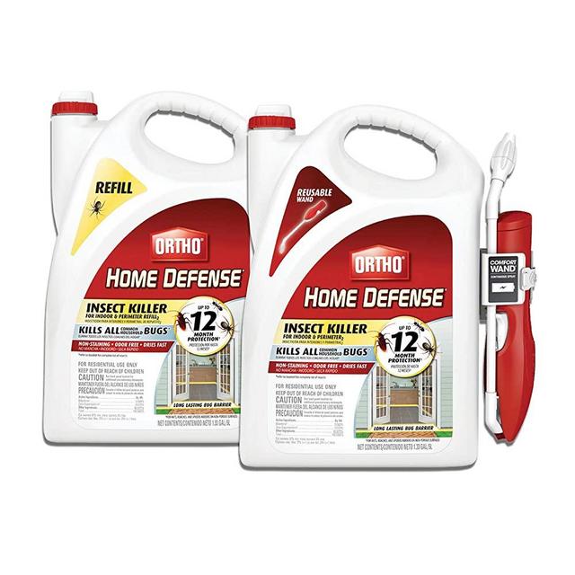 Ortho VB00029 Home Defense Insect Killer for Indoor & Perimeter2 and Refill Bundle, Comfort Wand & Refill