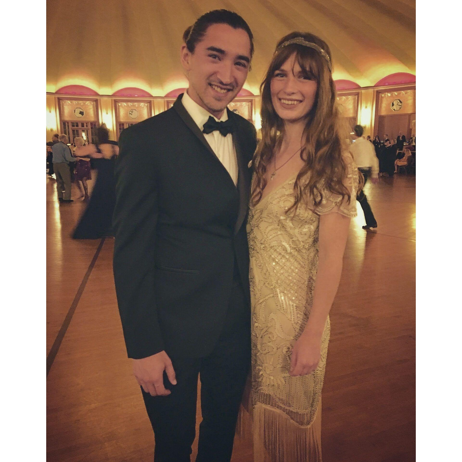 We got fancy and went to the Catalina Jazz Ball, May 2018