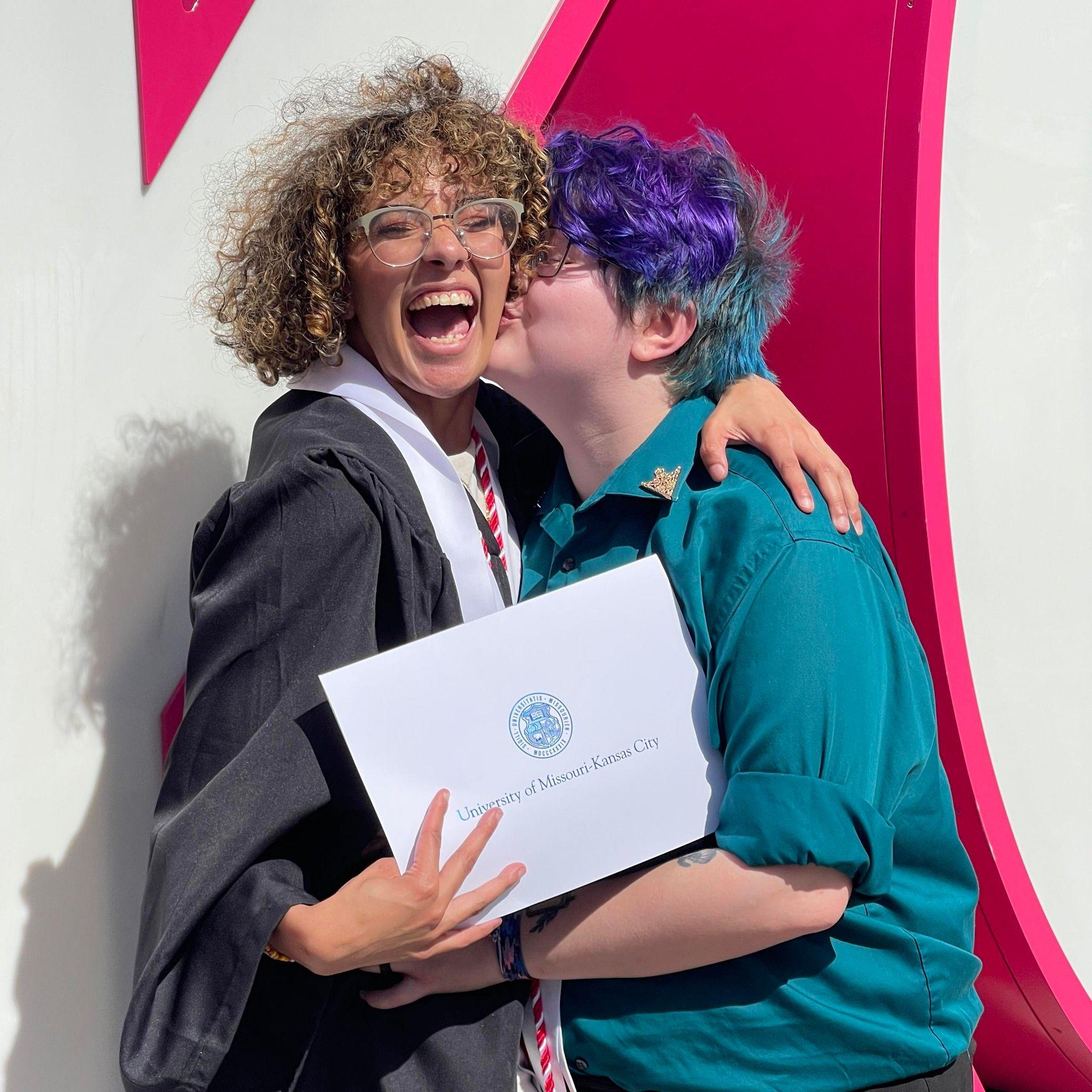 Kenzie graduated from UMKC with their psych degree