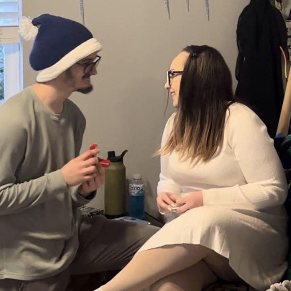 Christmas 2024. Noah proposing!