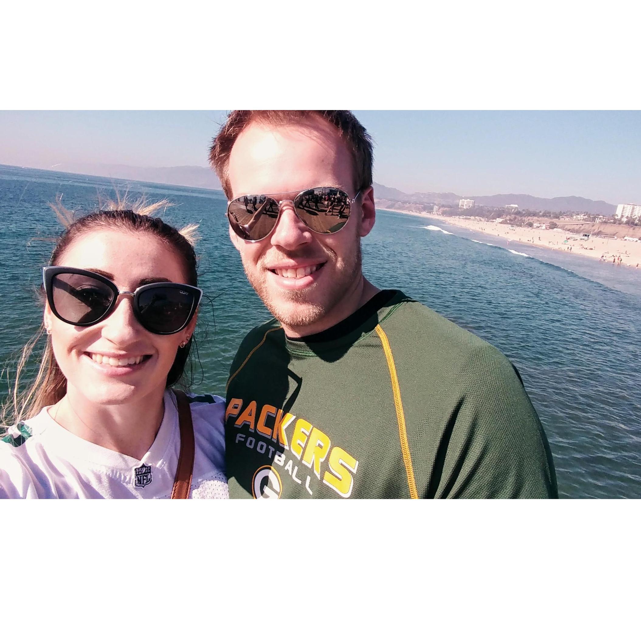 Happy Packer Game Day from Venice Beach, CA!