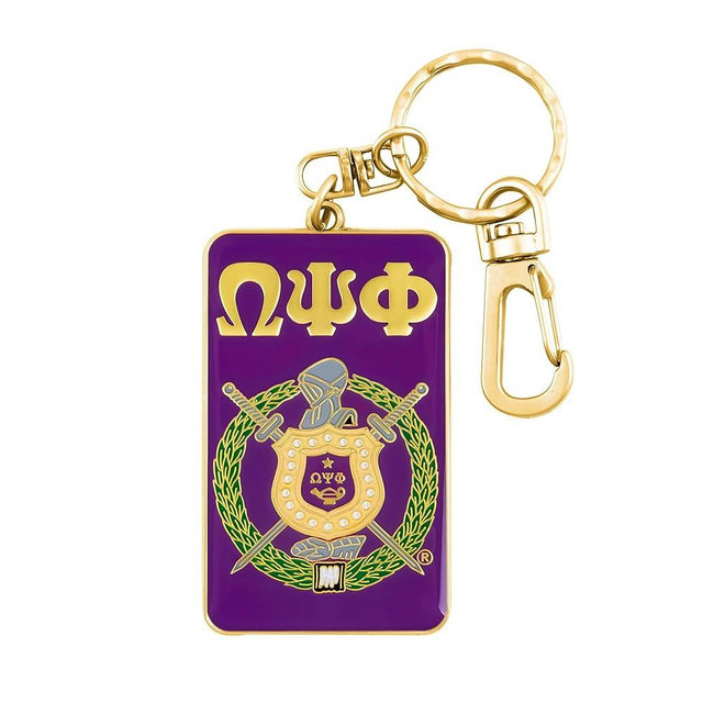 BBGreek Omega Psi Phi Fraternity Paraphernalia - Official Vendor - Keychains - Enamel