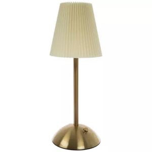 Gold Pleated LED Touch Lamp | Hobby Lobby | 2439925